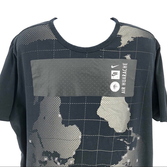 Nike Black Athletic Cut Short Sleeve Tee, Size 3XL - Picture 2 of 6